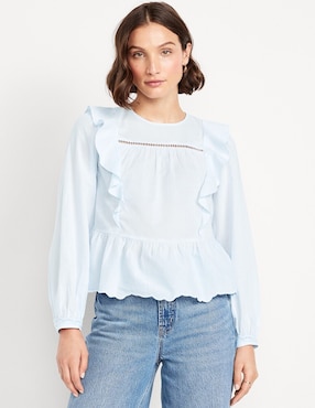 Blusa Old Navy manga larga para mujer