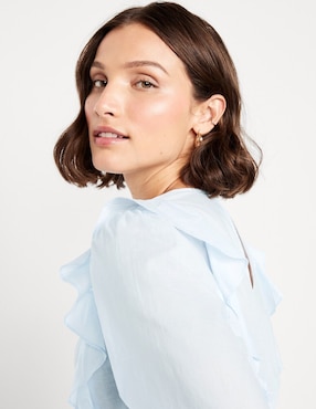 Blusa Old Navy manga larga para mujer