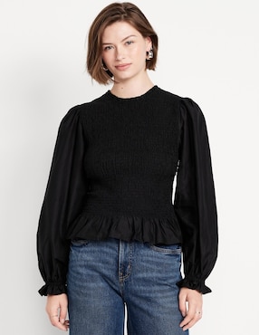 Blusa Old Navy manga larga para mujer