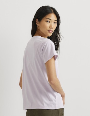Playera manga corta Eddie Bauer cuello redondo para mujer