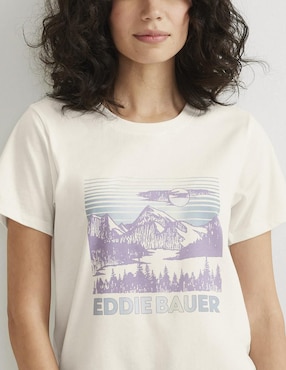 Playera manga corta Eddie Bauer cuello redondo para mujer