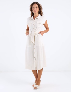 Vestido midi casual Lieb para mujer