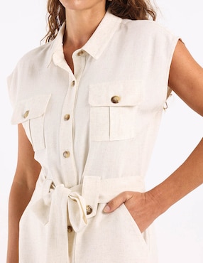 Vestido midi casual Lieb para mujer