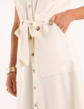 Vestido midi casual Lieb para mujer