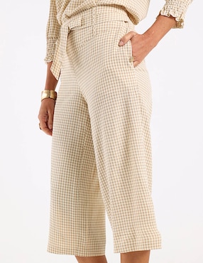 Pantalón capri Lieb straight para mujer