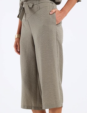 Pantalón capri Lieb straight para mujer