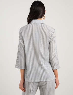 Blusa Lieb manga 3/4 para mujer