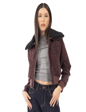 Chamarra casual Quarry para mujer