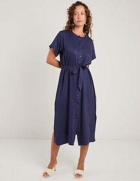 Vestido midi casual Lieb para mujer