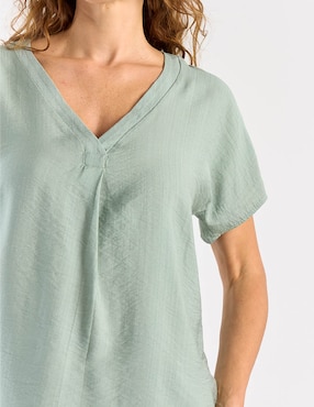 Blusa Lieb manga corta para mujer