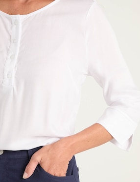 Blusa Lieb manga larga para mujer
