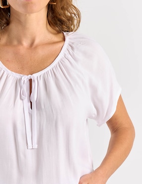 Blusa Lieb manga corta para mujer