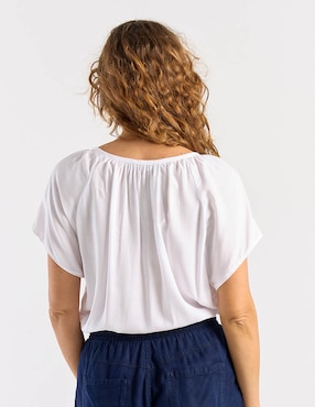 Blusa Lieb manga corta para mujer