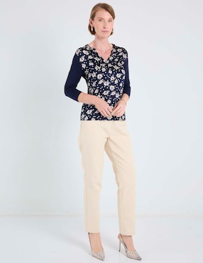 Blusa Foley's manga 3/4 para mujer