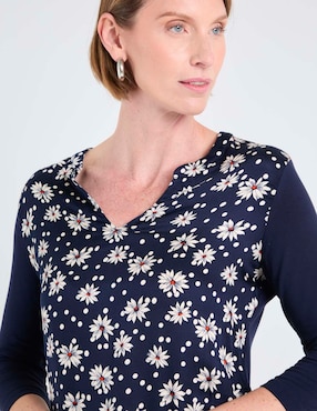 Blusa Foley's manga 3/4 para mujer