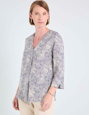 Blusa Foley's manga 3/4 para mujer