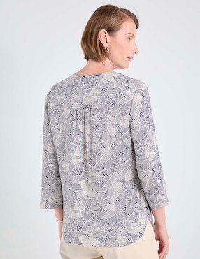 Blusa Foley's manga 3/4 para mujer