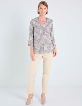 Blusa Foley's manga 3/4 para mujer