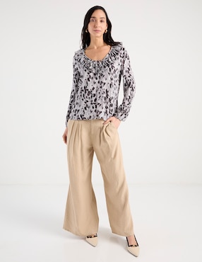 Blusa Lieb manga larga para mujer