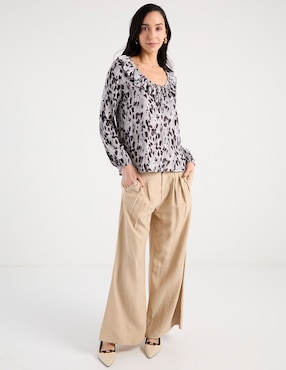 Blusa Lieb manga larga para mujer