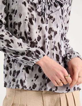 Blusa Lieb manga larga para mujer