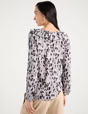 Blusa Lieb manga larga para mujer