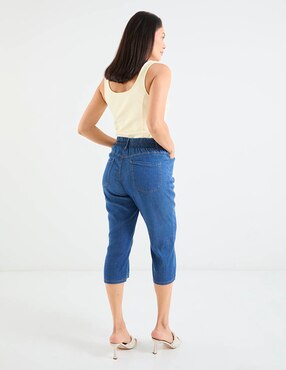 Pantalón capri Lieb slim para mujer