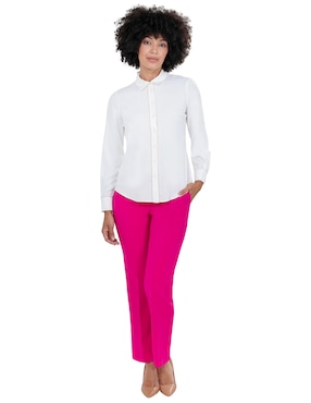 Blusa camisera Atelier Petite manga larga para mujer