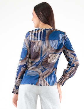 Blusa Trinity manga larga para mujer