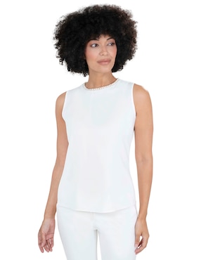 Blusa Atelier Petite sin manga para mujer