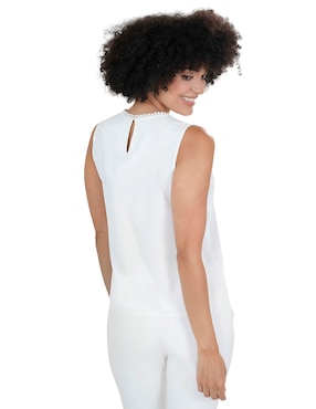 Blusa Atelier Petite sin manga para mujer