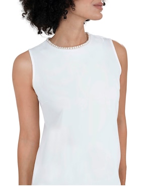 Blusa Atelier Petite sin manga para mujer
