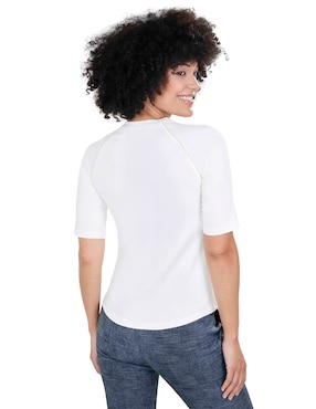 Blusa Atelier Petite manga corta para mujer