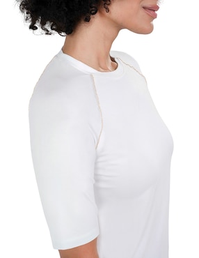 Blusa Atelier Petite manga corta para mujer
