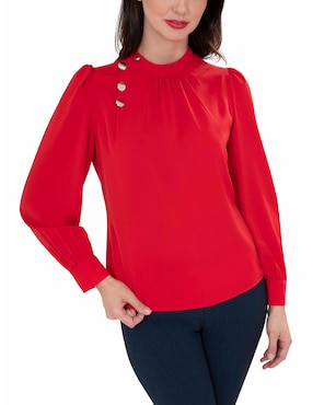 Blusa Atelier Petite manga larga para mujer