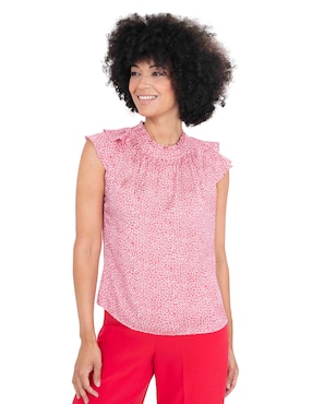 Blusa Atelier Petite manga corta para mujer