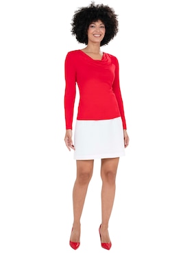 Blusa Atelier Petite manga larga para mujer