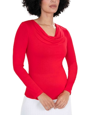 Blusa Atelier Petite manga larga para mujer