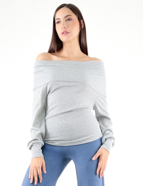 Blusa Trinity manga larga para mujer