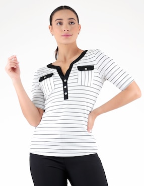 Blusa Trinity manga corta para mujer