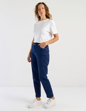 Jeans slim a la cintura Lieb L497 para mujer
