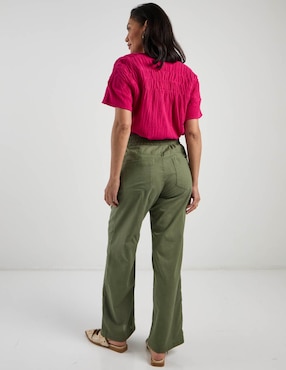 Pantalón relaxed Lieb straight para mujer