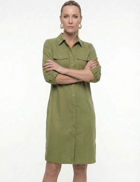 Vestido midi casual Lieb para mujer