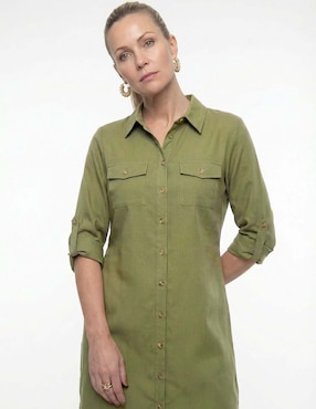 Vestido midi casual Lieb para mujer