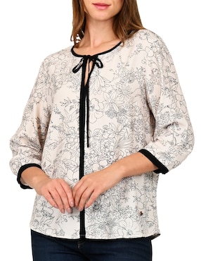 Blusa Ferrioni manga 3/4 para mujer