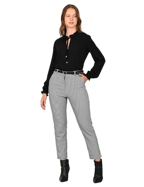 Pantalón capri Ferrioni slim para mujer