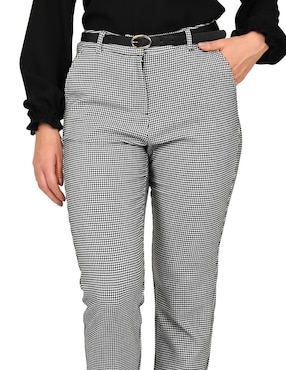 Pantalón capri Ferrioni slim para mujer