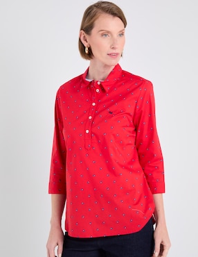 Blusa Ferrioni manga 3/4 para mujer