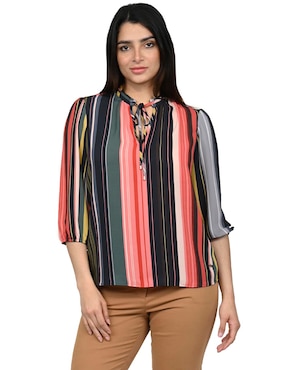 Blusa Ferrioni manga 3/4 para mujer