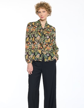 Blusa Foley's manga larga para mujer